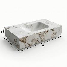 ✨ Seamless Thermoformed Sintered Stone Vanity Tops & Sinks