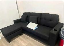 Modern Grey 3 Seater Sofa - Limited Stock | Free Deliver
