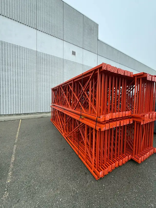USED 16’ PALLET RACK FRAMES