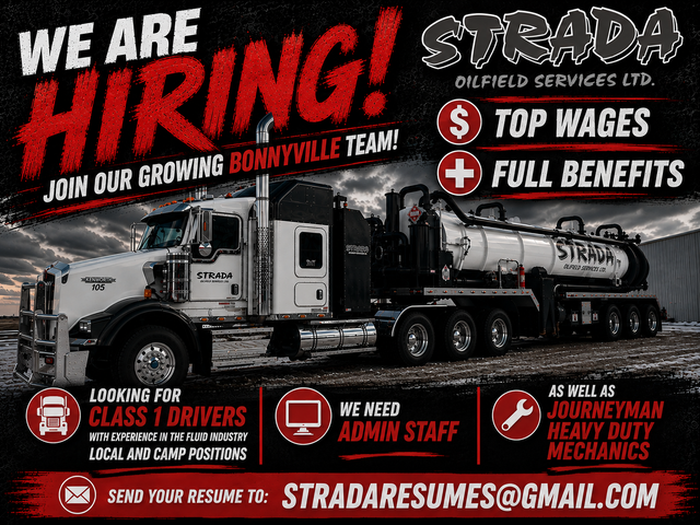 Experienced Semi Vac Operators, Mechanic and Admin Wanted