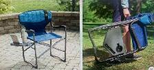 LOT of 2  Timber Ridge D Frame Director's Camping Chair, 2-pack - Photo 2