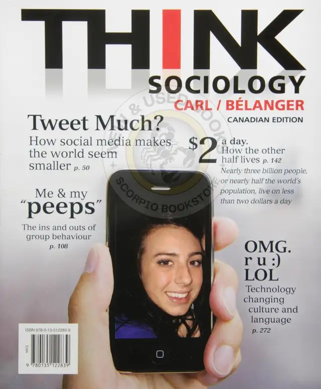 Think Sociology Canadian Edition by John D. Carl 9780135122839