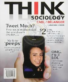 Think Sociology Canadian Edition by John D. Carl 9780135122839