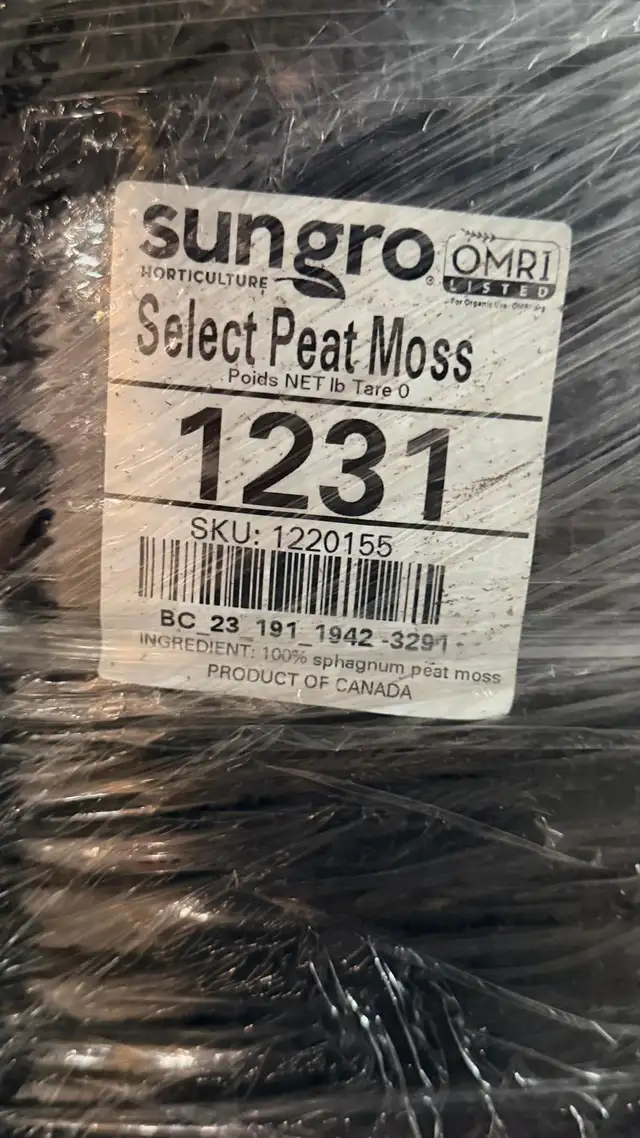 FULL SKID OF PREMIUM PEAT MOSS – GREAT PRICE!