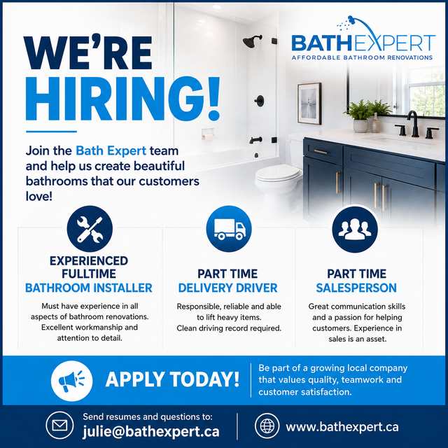 Bathroom Installer Needed- Experience Required