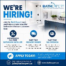 Bathroom Installer Needed- Experience Required