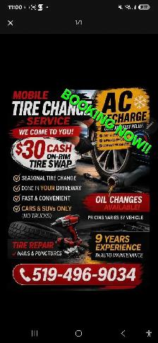 MOBILE Seasonal Tire Changes - BOOKING NOW FOR ONLY $30! - Photo 2