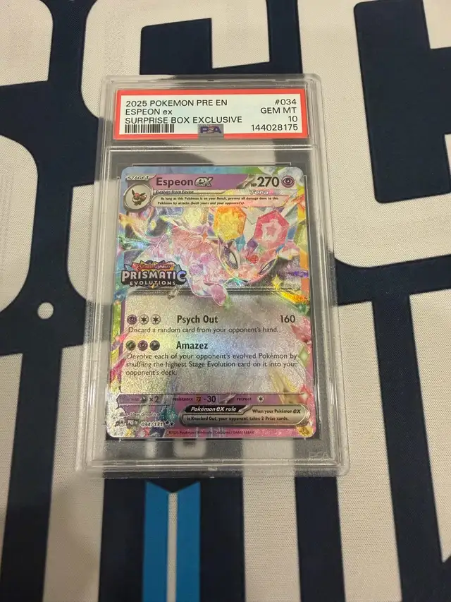 psa 10 Espeon ex 034/131