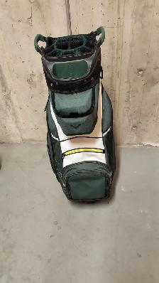 For sale golf cart bag and push cart $150.00