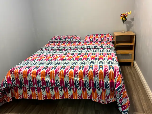 Furnished 1 bed   Den Basement Apartment for Rent