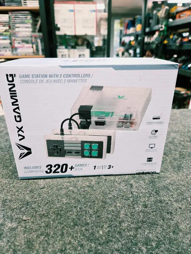 VX Gaming Console de jeu avec 320  jeux