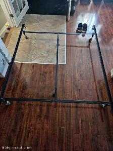 Queen size steel adjustable bed frame for sale