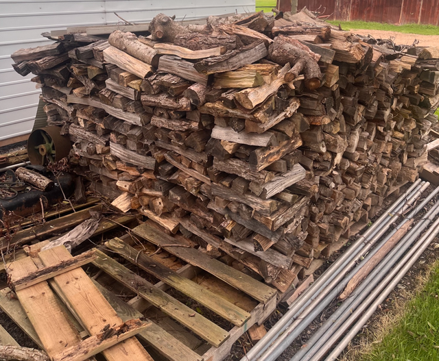 Ready to use dried firewood for sale