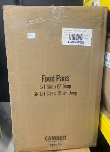 LOT of 6 Cambro (16PP190) Full Size Translucent Food Pan - Photo 4