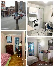 1 minute walk from Dufferin Stn. Available Oct.1