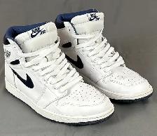 AIR JORDAN 1 RETRO HIGH OG 'METALLIC NAVY' 555088-106 NO BOX