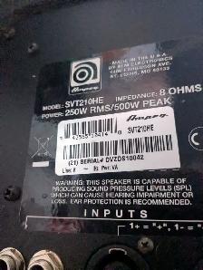 Ampeg SVT210HE Classic Series Bass Cabinet - Photo 2
