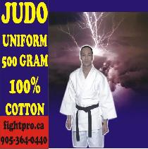 Judo Uniforms, 500 Gram 100% Cotton, Children sizes Available