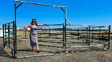 Heavy Duty Livestock Corral - Full Set Up - or Panels