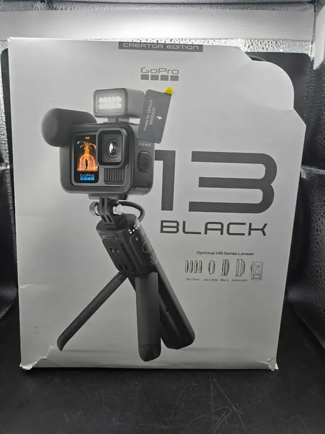 GOPRO HERO 13 BLACK CREATOR EDITION W/CASE & ACCESSORIES