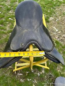 Riviera Synthetic All-Purpose English Saddle, Black - Photo 2