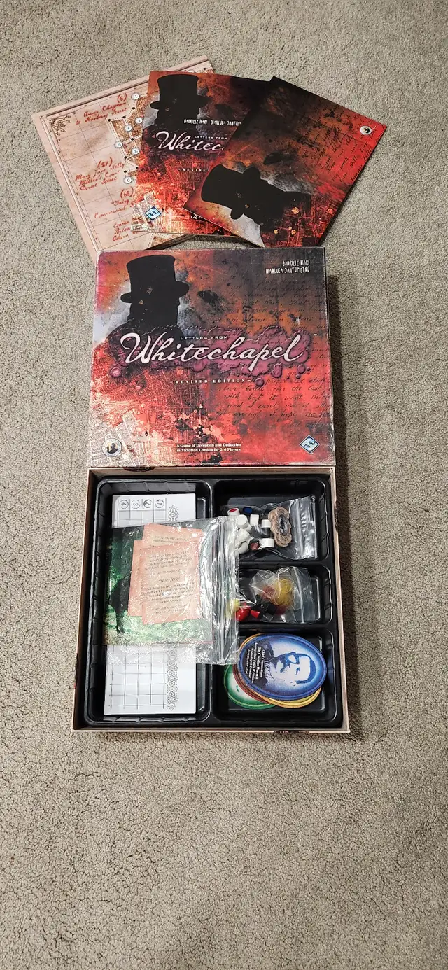 Selling a Used Letters from Whitechapel Board Game - Only $30