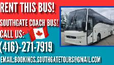56-Passenger Coach Bus Rental | GTA & Ontario | Transportation - Photo 3