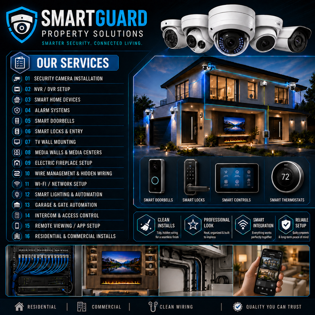 SECURITY CAMERA INSTALLATION