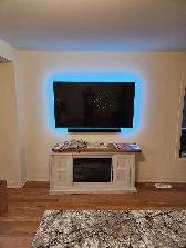PROFESSIONAL SECURITY CAMERAS  & TV  WALL MOUNTING