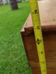 Antique folding child's desk - Photo 2