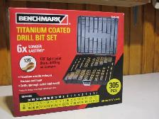BENCHMARK 305 Piece Titanium Coated Drill Bit Set, BRAND NEW - Photo 2