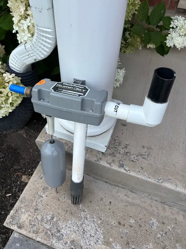 Water Syphon back up sump pump