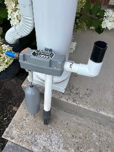 Water Syphon back up sump pump