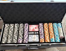 Standard Casino-Style Poker Chip Set in Hard Carry Case