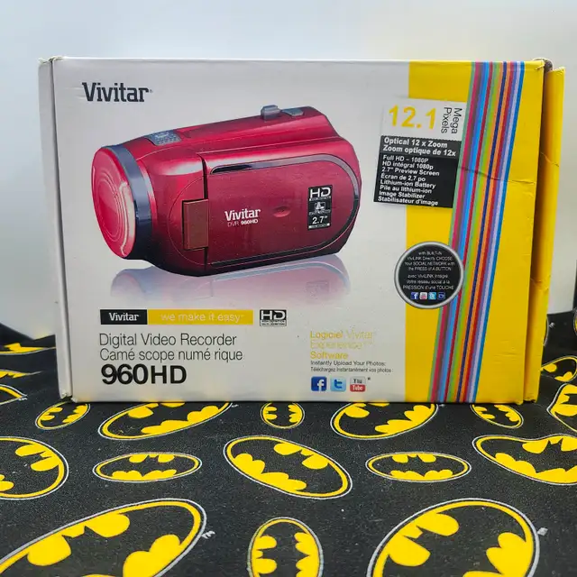 Vivitar DVR 960HD Digital Video Recorder w/ Box - Red (#19403)