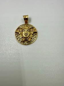 10K Gold Versace Pendant