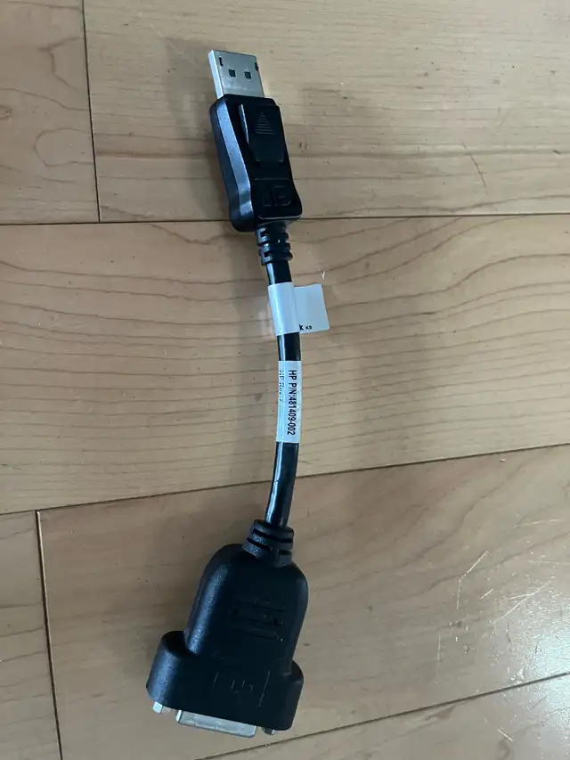 HP DisplayPort to DVI Adapter