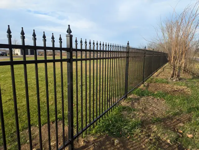 Aluminum and Steel Metal Fences Outdoor Fences 3FT,4FT,5FT,6FT H