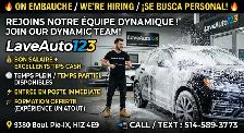 Emploi LaveAuto123