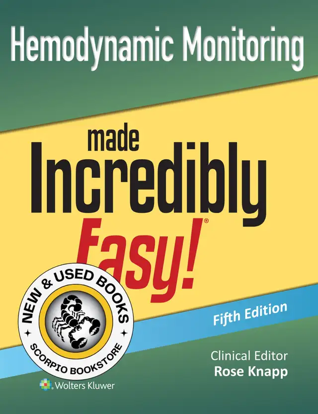 Hemodynamic Monitoring Made Incredibly Easy! 5E 9781975235956
