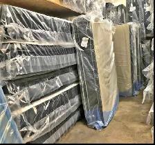 Queen bed and mattress DM for real price - Photo 2