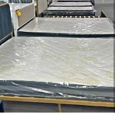 Queen bed and mattress DM for real price - Photo 3