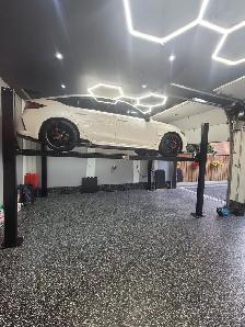 Four Posts Hoist Car Lifts Home Garage Lifts 9000 LBS Capacity