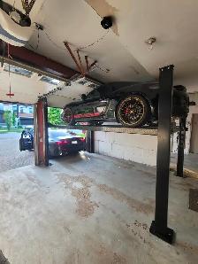 Four Posts Hoist Car Lifts Home Garage Lifts 9000 LBS Capacity - Photo 4