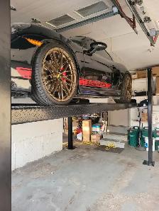 Four Posts Hoist Car Lifts Home Garage Lifts 9000 LBS Capacity - Photo 7