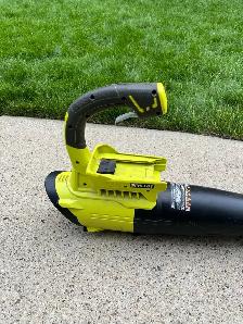 Ryobi Leaf Blower with Battery and Charger