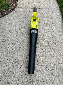 Ryobi Leaf Blower with Battery and Charger - Photo 2