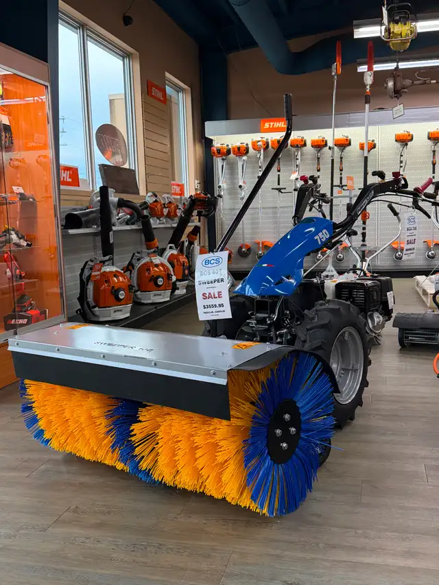 BCS Walk-behind Sweeper Tractor