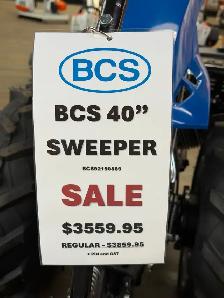 BCS Walk-behind Sweeper Tractor - Photo 3