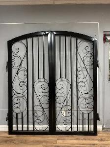 Aluminum and Steel Metal Single Dual Swing Driveway gates - Photo 9
